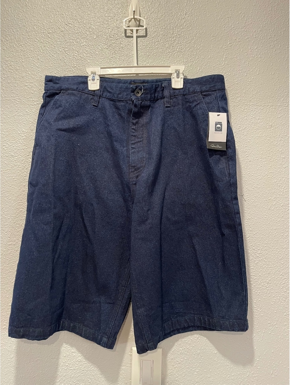 Brixton Men's Dark Blue Denim Shorts Size 36